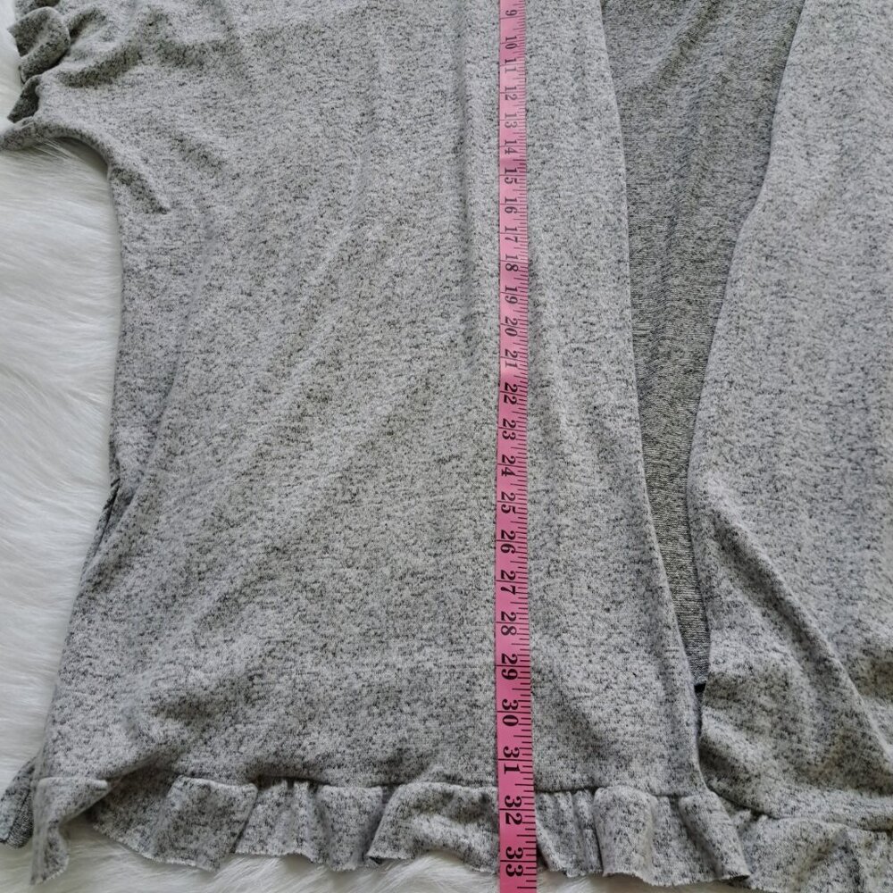 Marisa Jill Ultrasoft Ruffle Hem Open Cardigan Size 2X - Picture 8 of 9